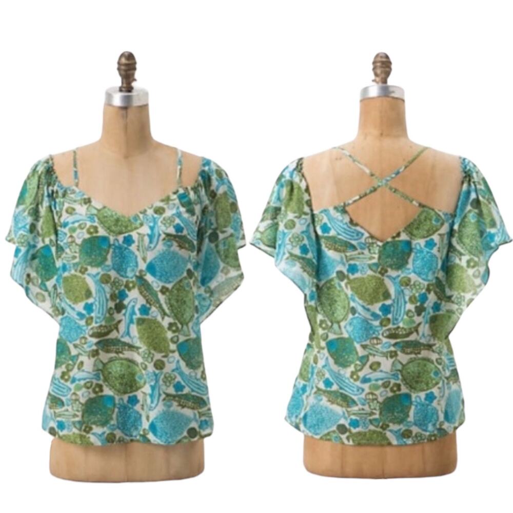 Anthropologie Vanessa Virginia Puget Sound Blouse